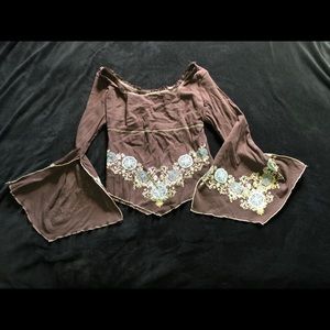 Retro Brown Top